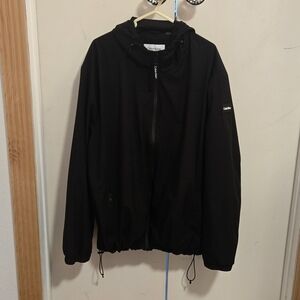 Calvin Klein Men's Black Windbreaker